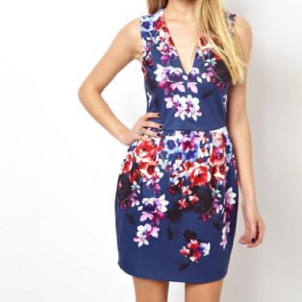 Asos watercolor pencil dress